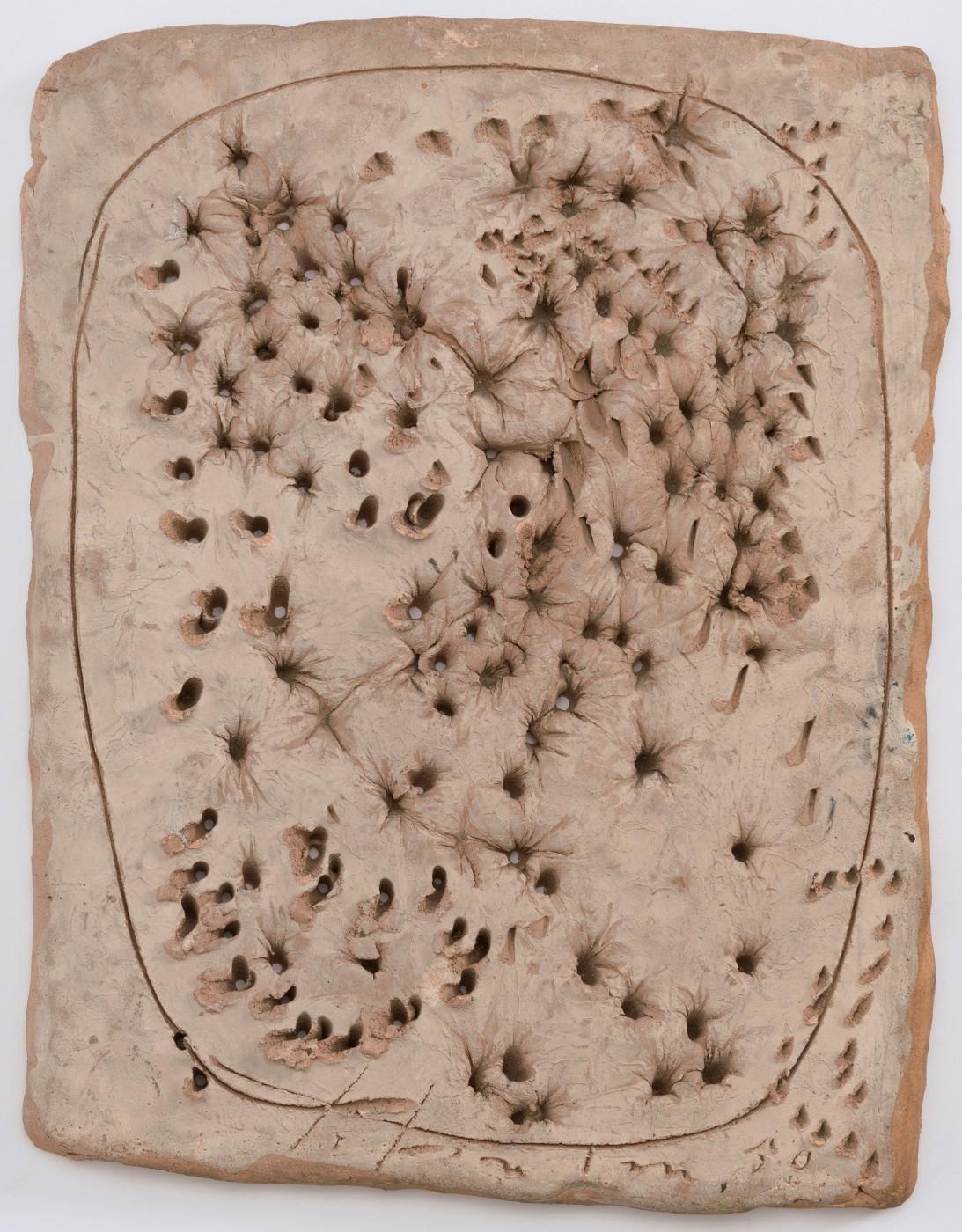 Lucio Fontana, Spatial Concept, The Bread (Concetto Spaziale, Il Pane), 1950