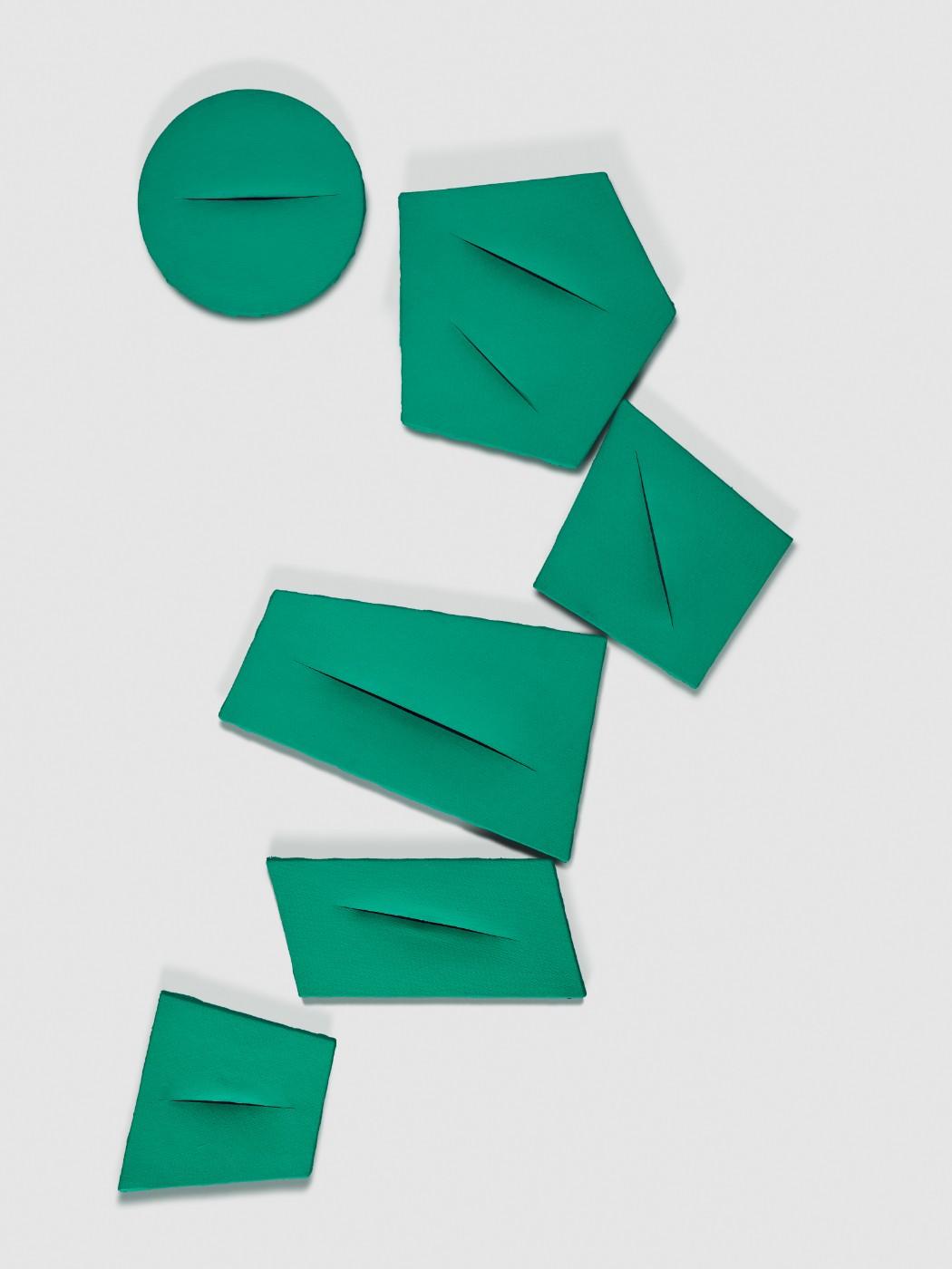 Lucio Fontana, Spatial Concept, The Quanta, 1959