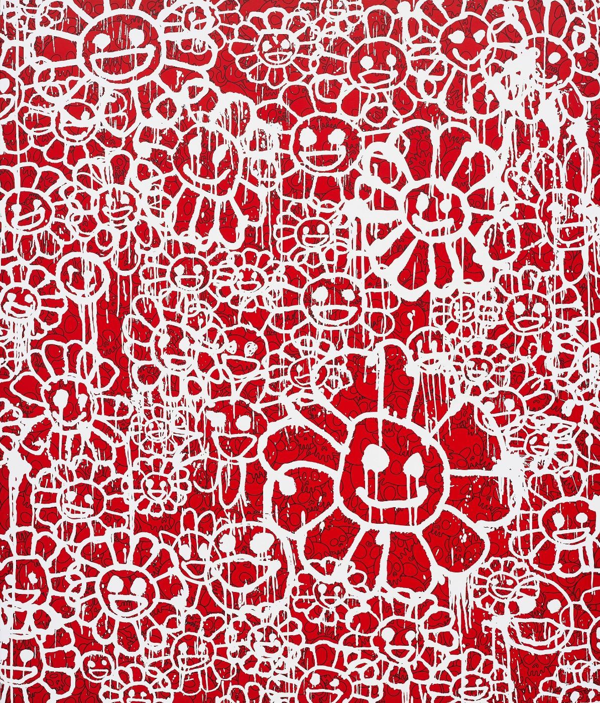 Takashi Murakami, Flower collaboration with MADSAKI, 2017