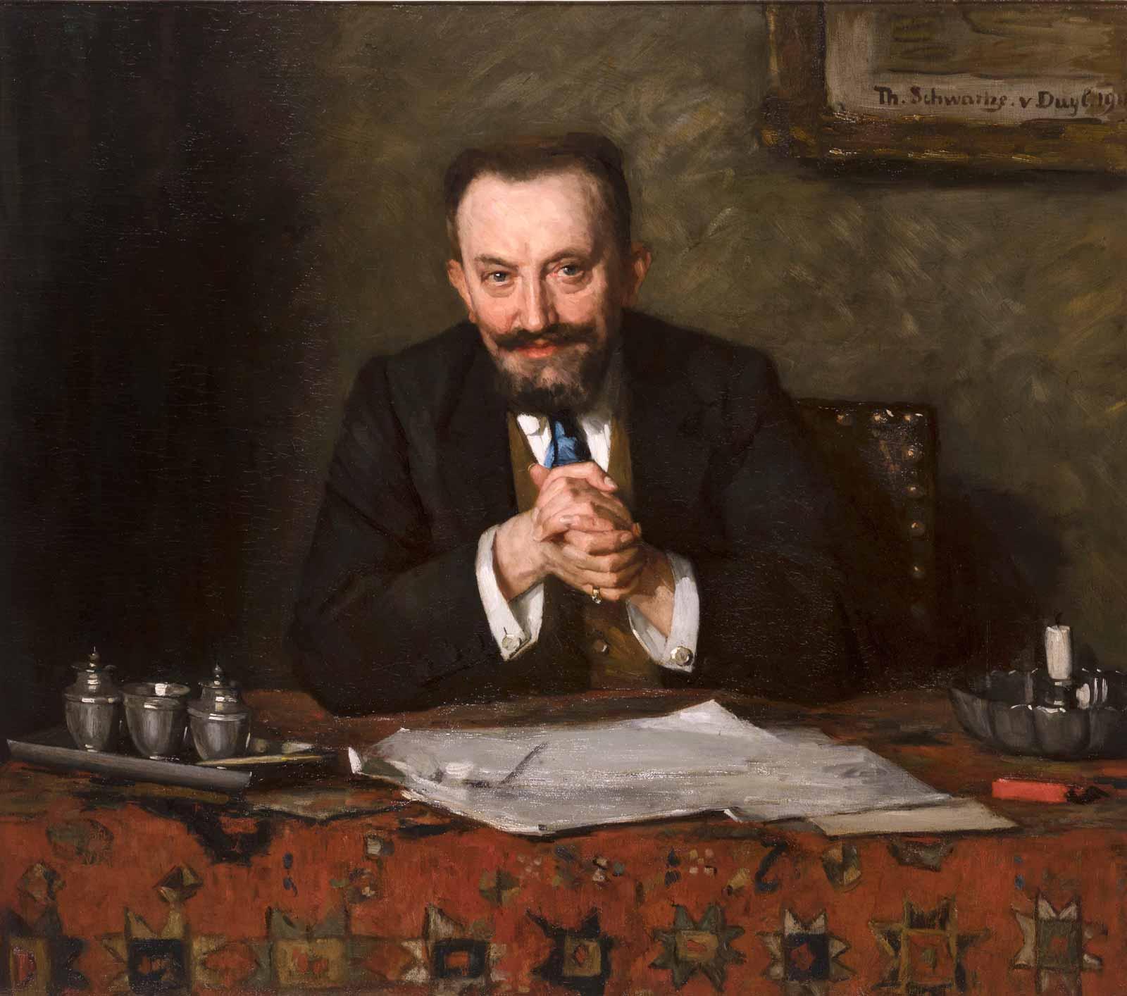 Thérèse Schwartze, Portrait of Sylvain Kahn, 1911.