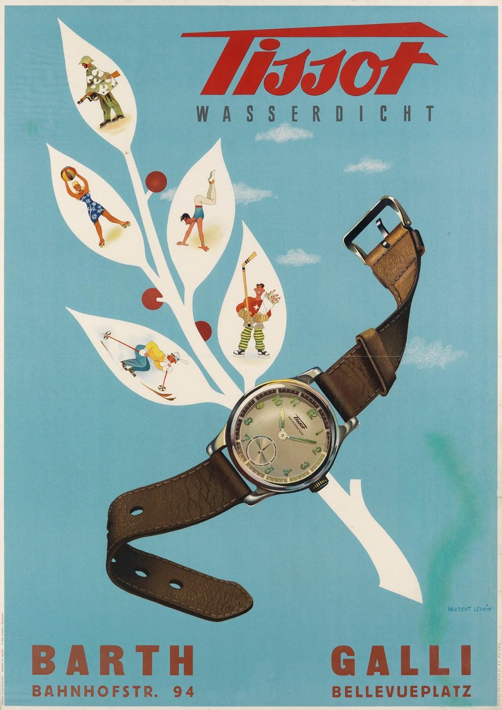 Herbert Leupin (1916-1999), Tissot, circa 1943 
