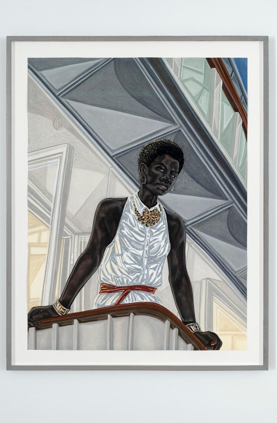 Toyin Ojih Odutola, Anchor, 2018