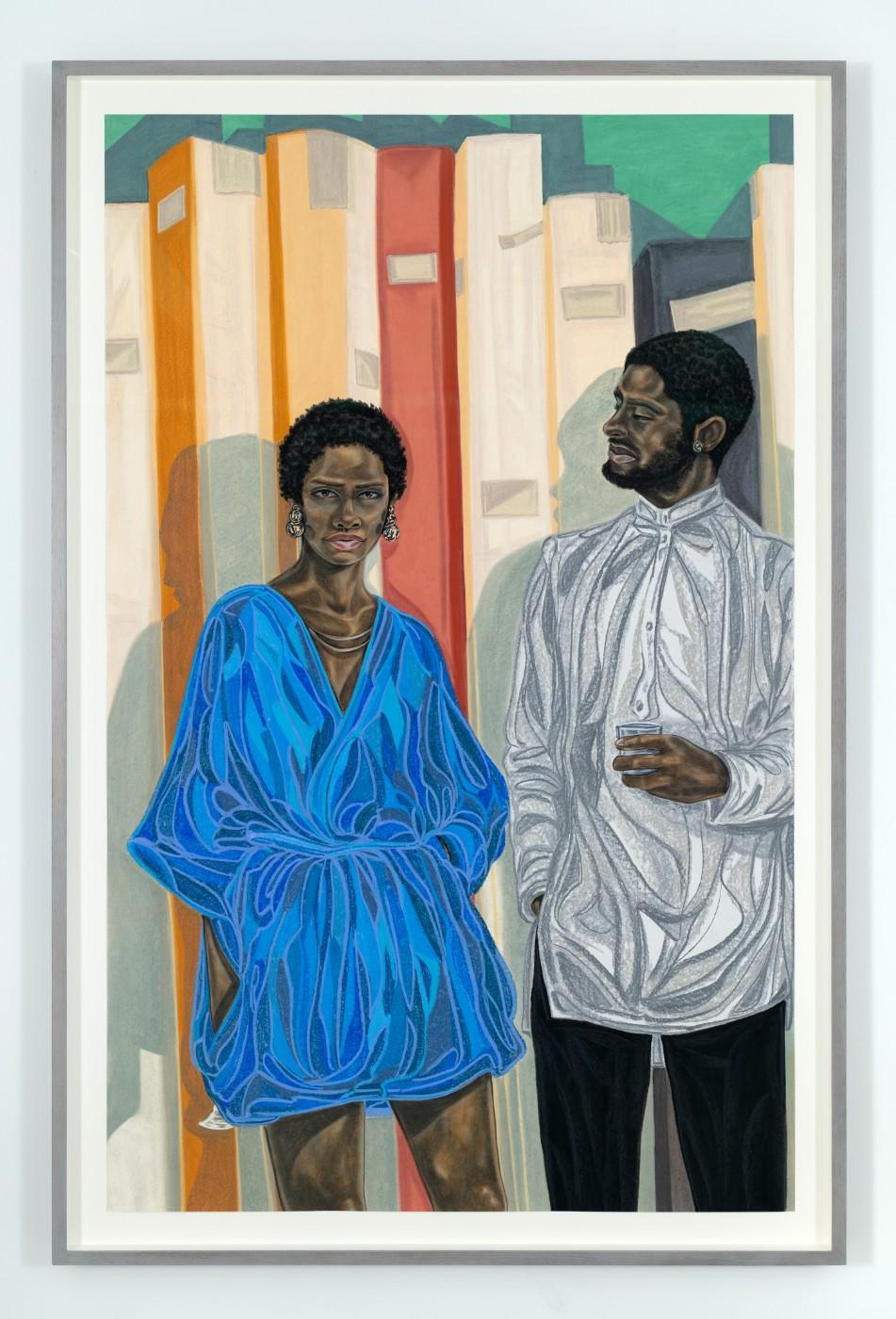 Toyin Ojih Odutola, Fames Rivalry, 2018