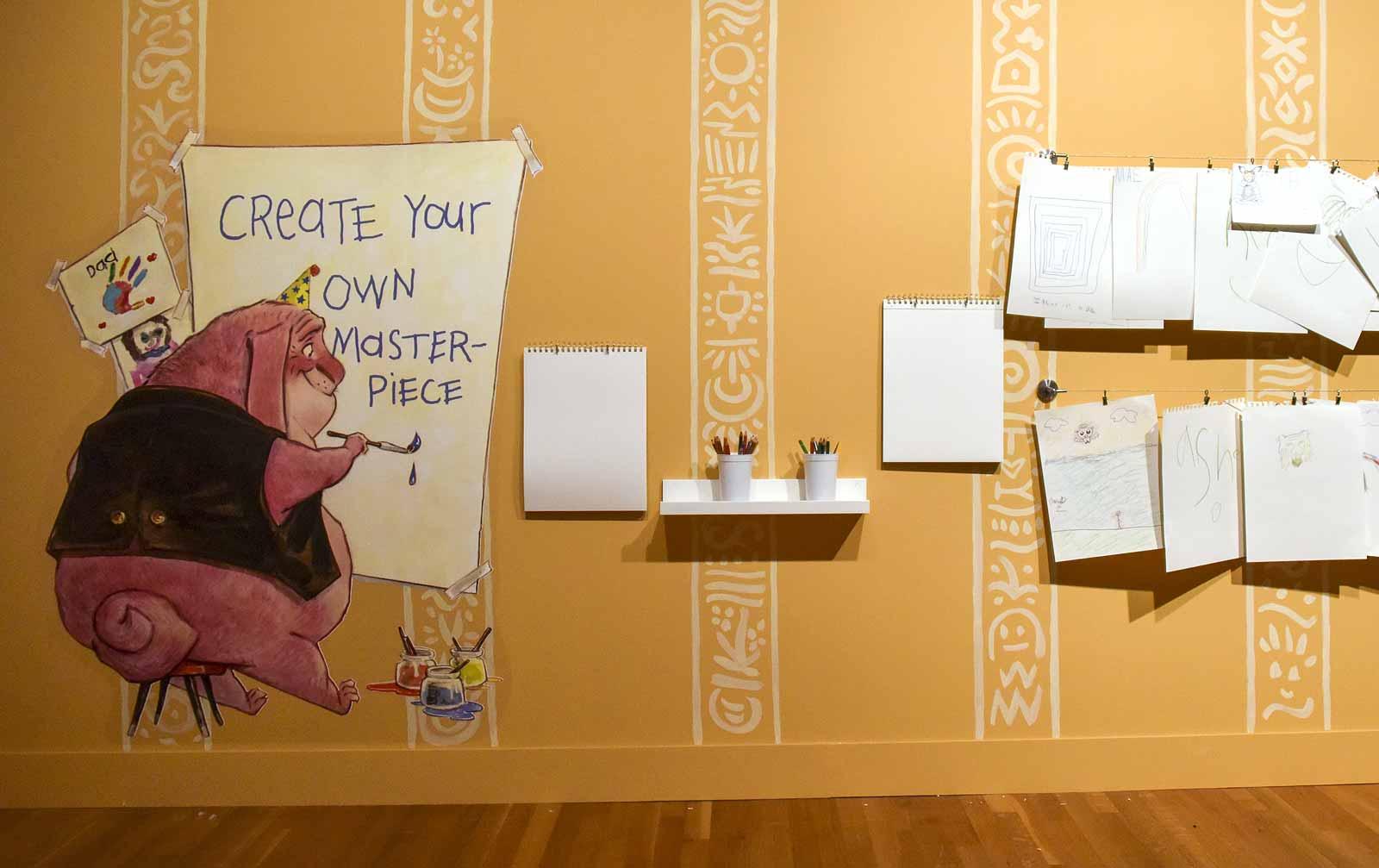 Never Abandon Imagination: The Fantastical Art of Tony DiTerlizzi installed at the Mint Museum Randolph, Charlotte, NC.