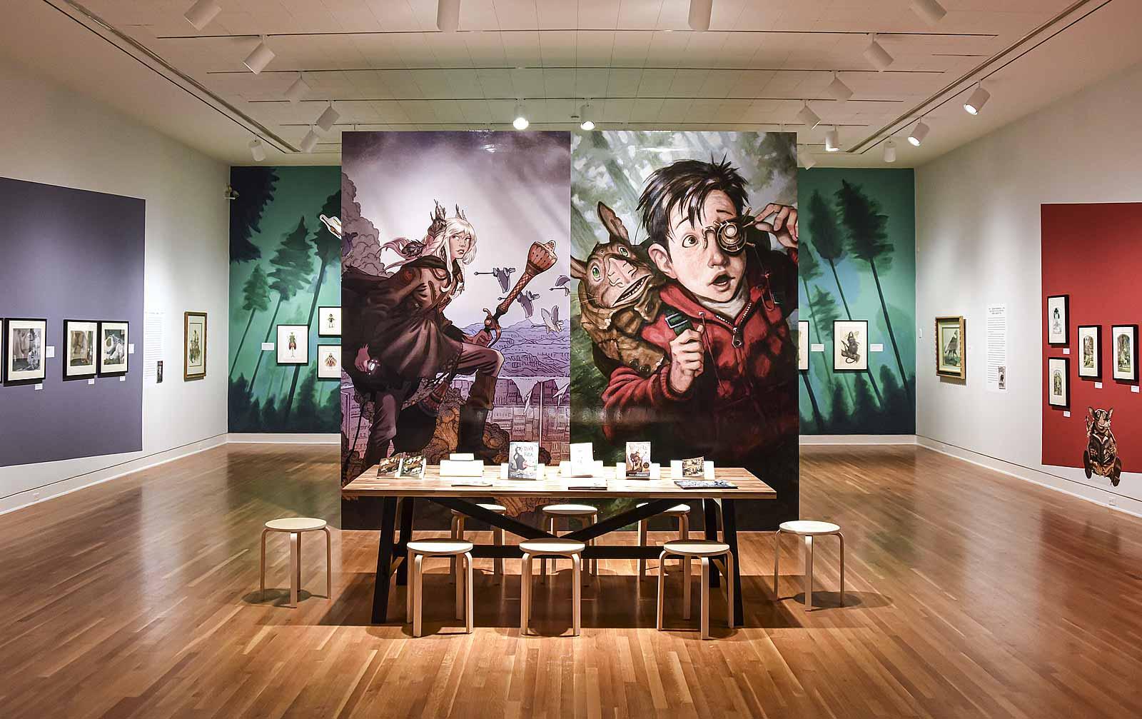Installation shots from the Mint.
