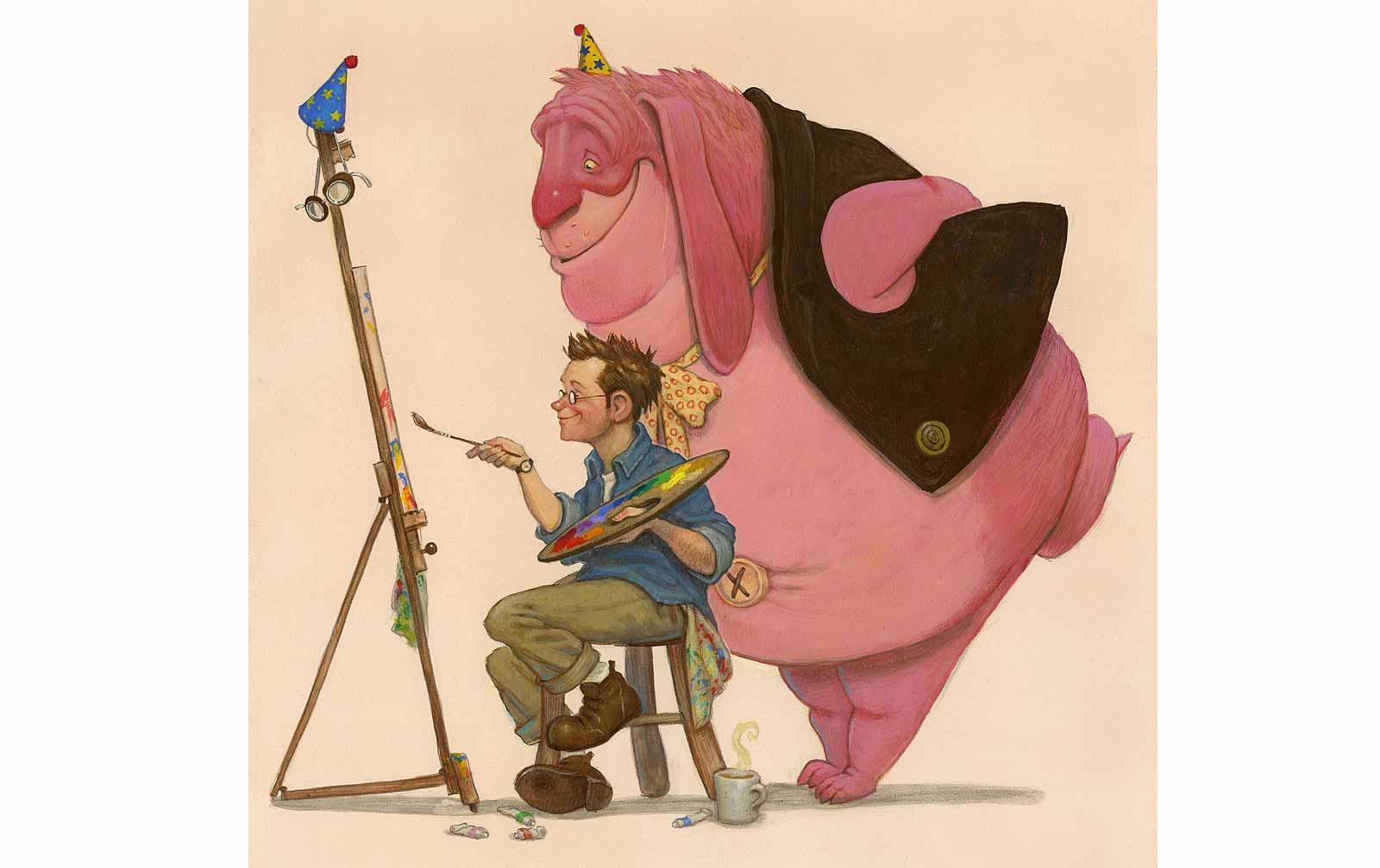 Tony DiTerlizzi, Self-Portrait, 2001.