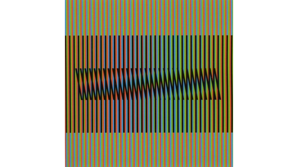 Chromatic Induction at Double Frequency. A for Wörn, from  Reflections on Color, 2006