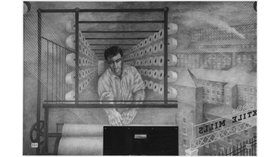 Celebrating the American textile industry by Ben Shahn