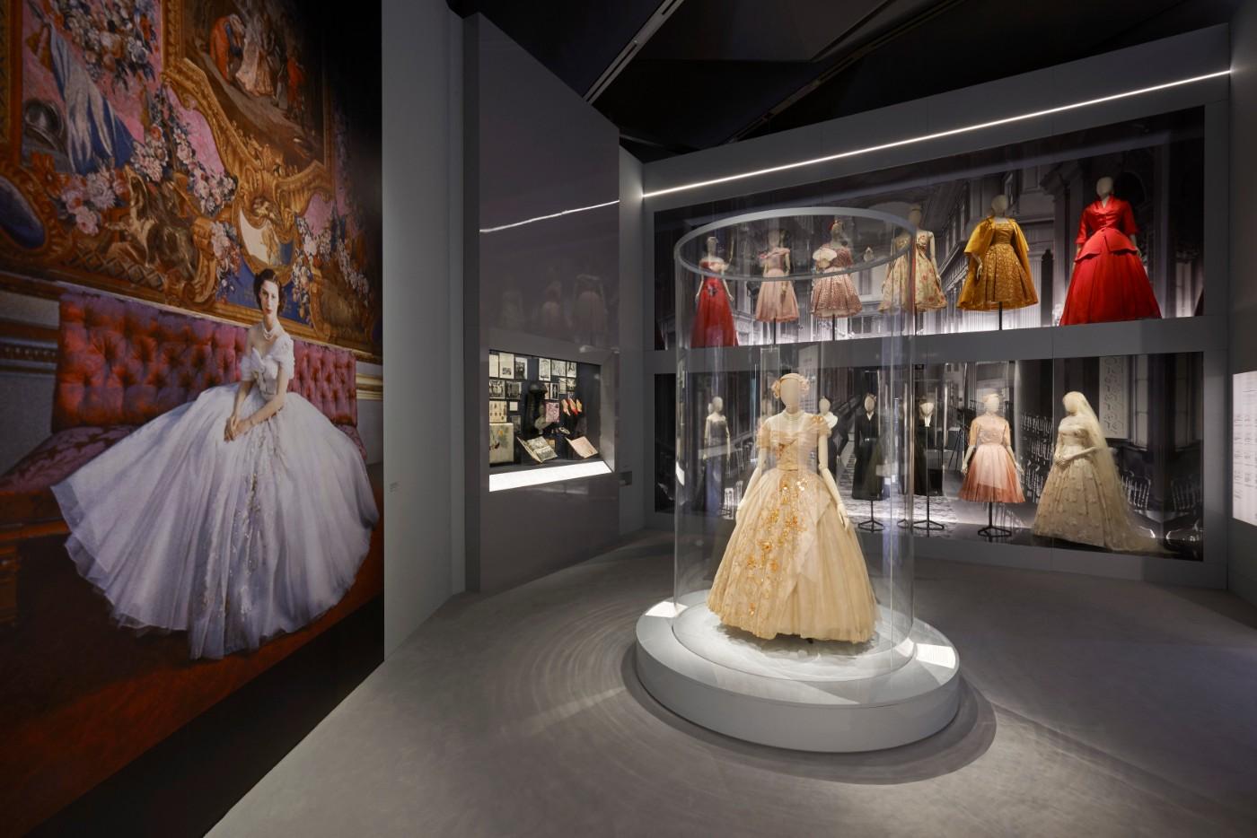 The V&amp;A's Christian Dior Designer of Dreams exhibition, Dior in Britain section