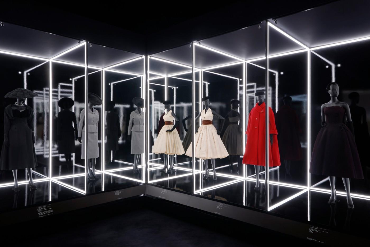 The V&amp;A's Christian Dior Designer of Dreams exhibition, The Dior Line section