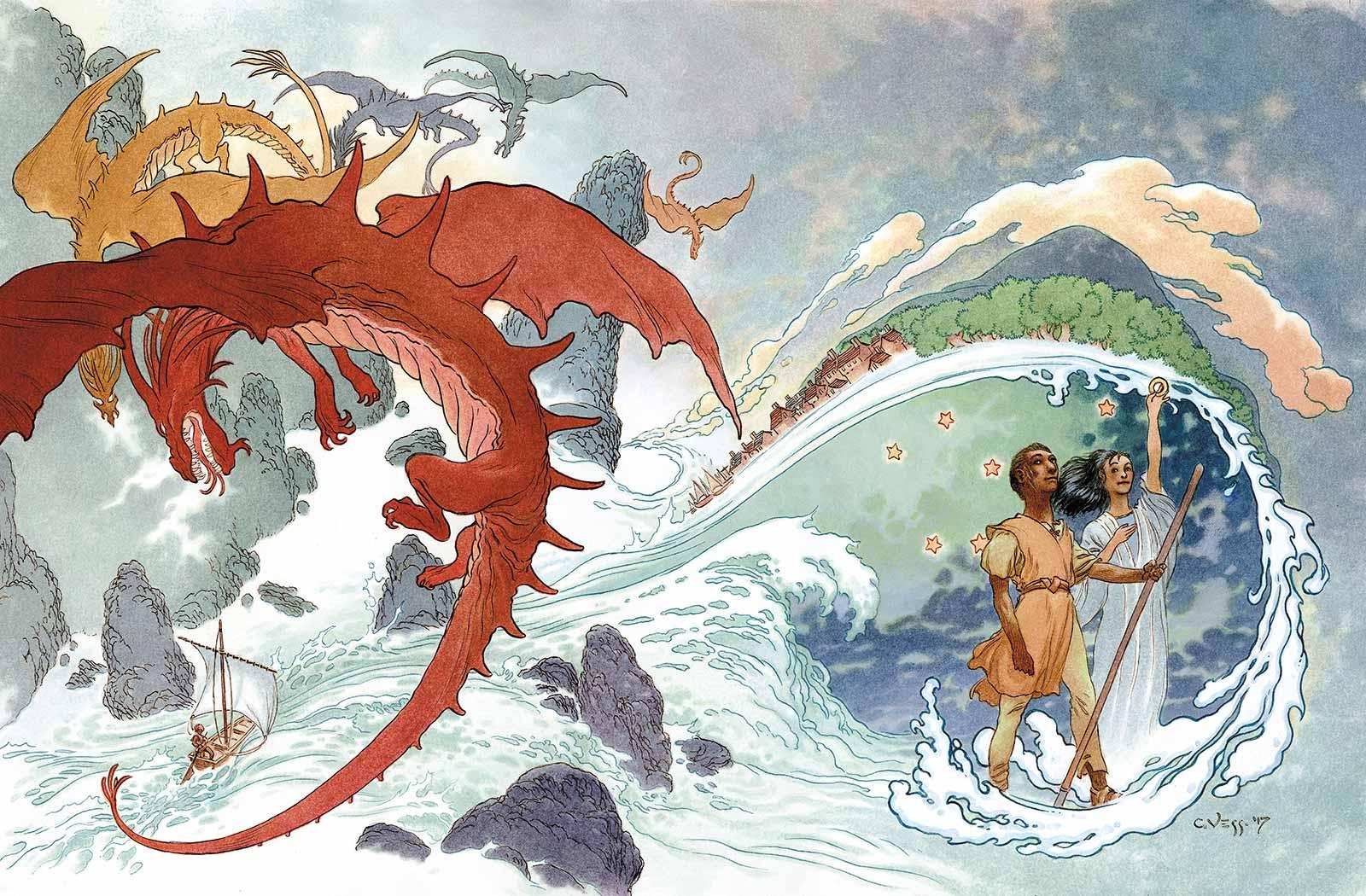 Charles Vess, Here There Be Dragons