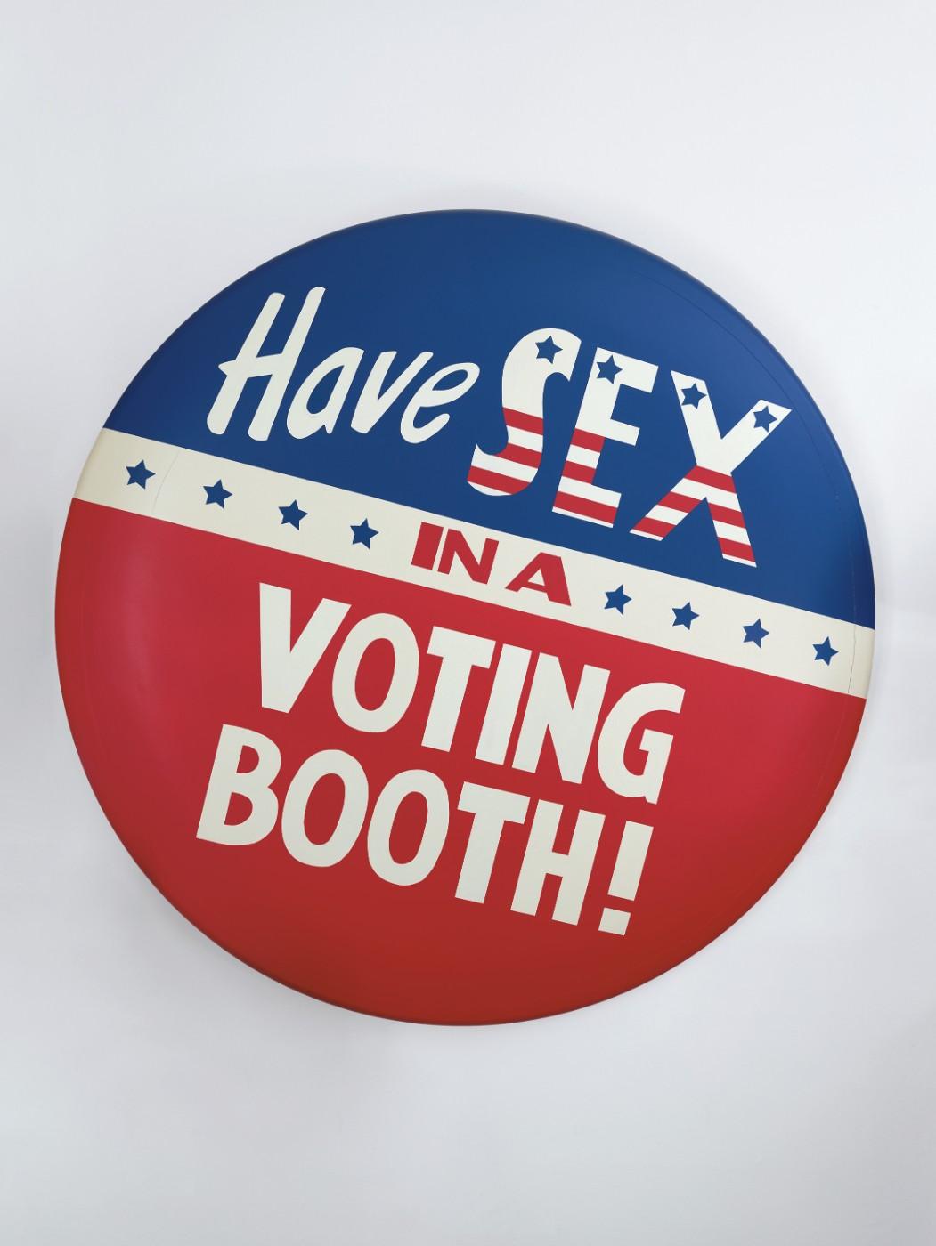 John Waters, Campaign Button, 2004