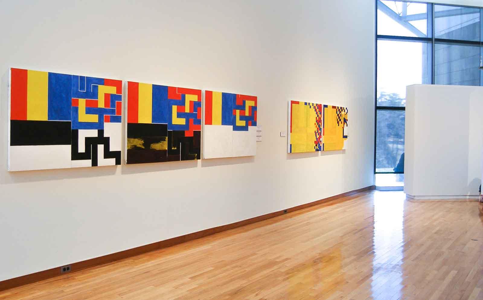 Installation  of works from the series With/Without Small High Valley series