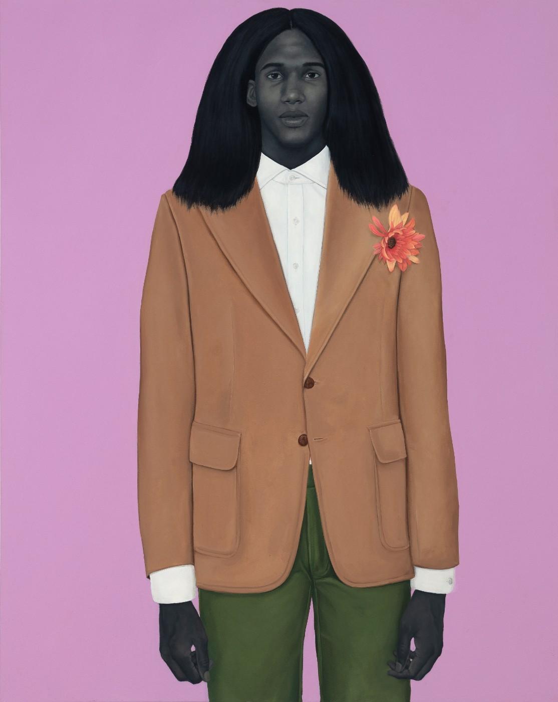 Amy Sherald, When I let go of what I am, I become what I might be (Self-imagined atlas), 2018
