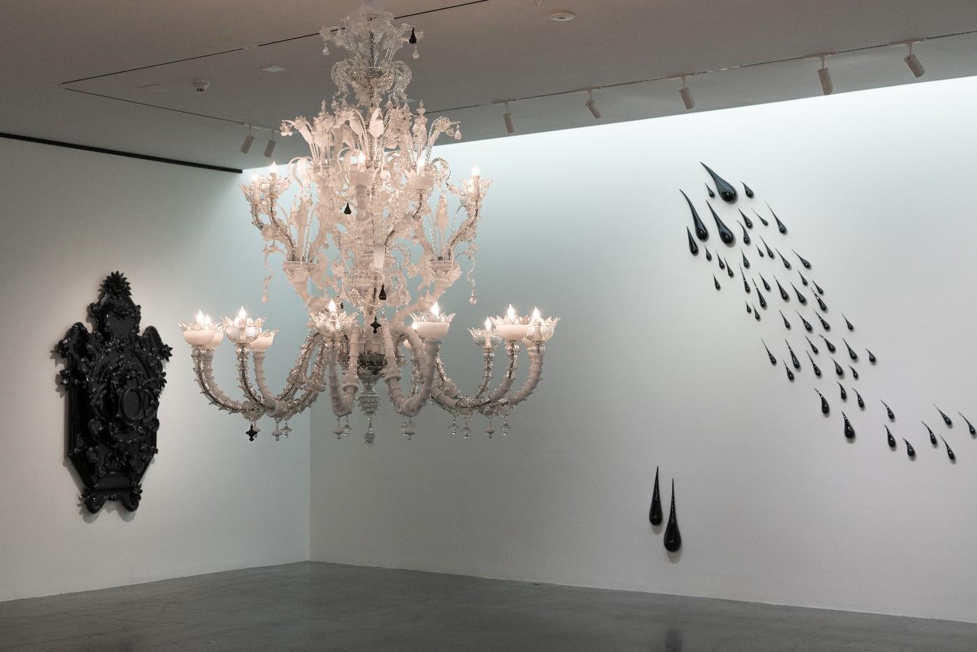 Installation view of Fred Wilson: Afro Kismet
