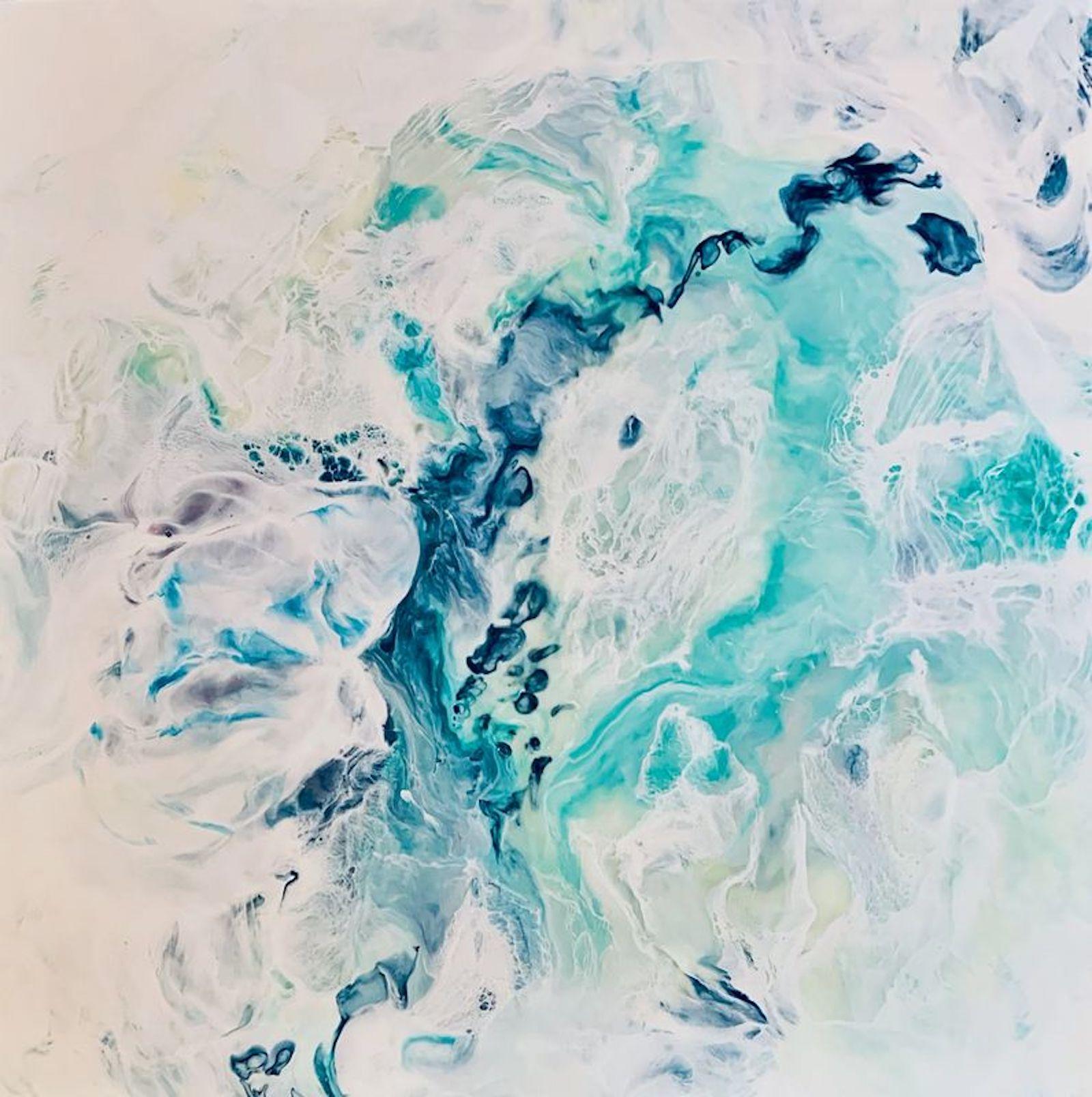 Wo Schiffman, Vatnajokull 2. 24 x 24 inches.