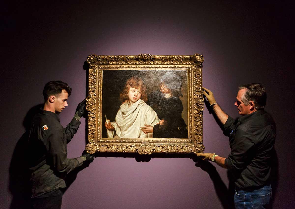 Installation view of Michaelina: Baroque's Leading Lady