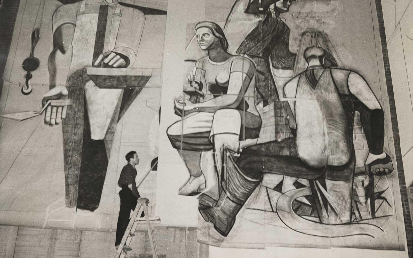 Archives of American Art-Philip Guston WPA mural