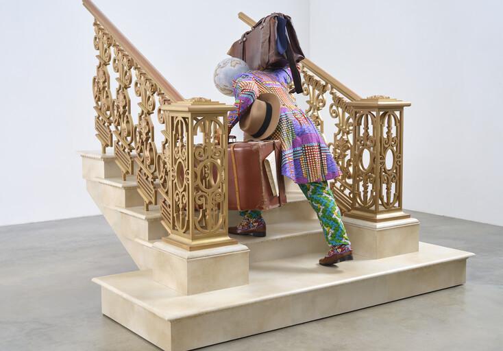 Yinka Shonibare CBE, RA Man Moving Up, 2022 James Cohan (New York)