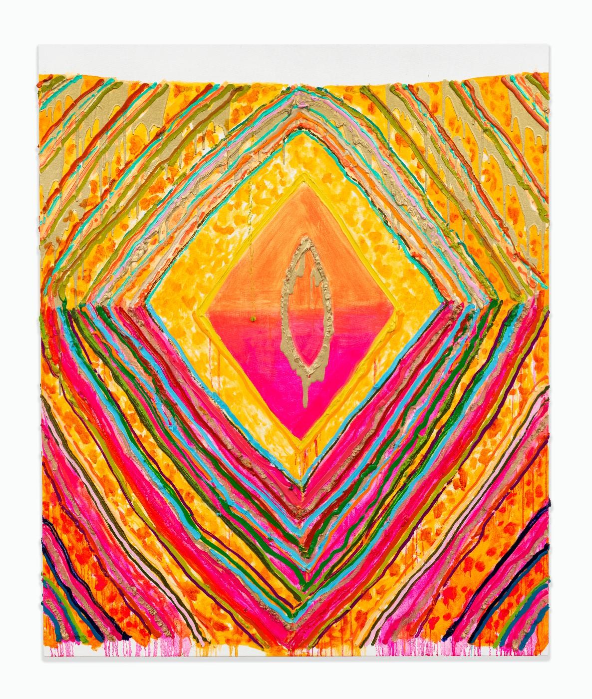Judy Ledgerwood, "Yoni," 2017