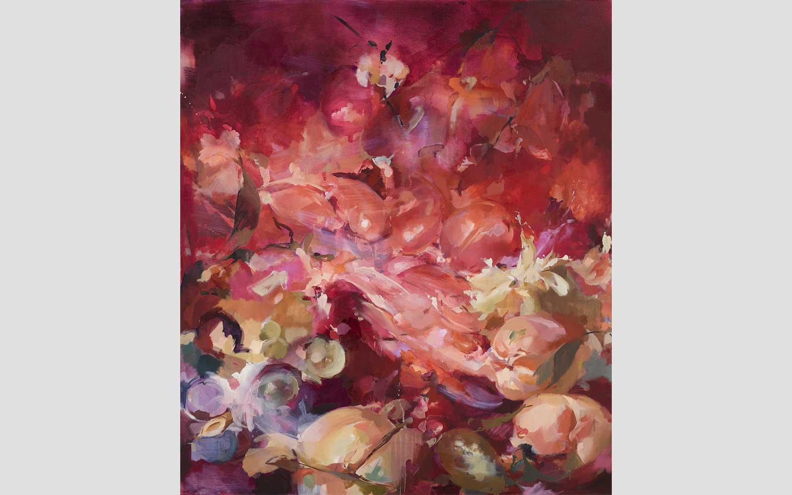 Flora Yukhnovich, I Might Have Known it Would Be Red, 2022.