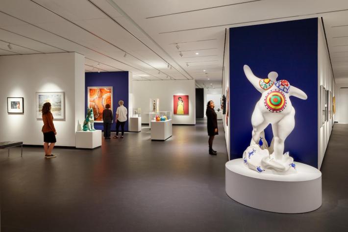 Installation view of the opening exhibition of the National Museum of Women in the Arts